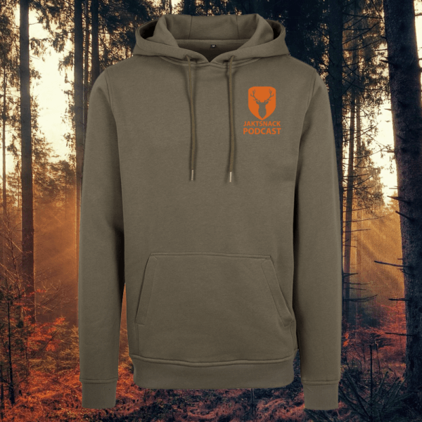 Jacksnack Hoodie Olivgrön